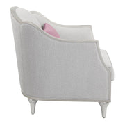 Kasa - Chair With Pillow - Beige Linen & Champagne - R&R Furniture Gallery (Fountain Valley, CA)