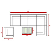 Stylish Entertainment Sectional Set, Outdoor Living - R&R Furniture Gallery (Fountain Valley, CA)