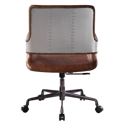 Kamau - Office Chair - Vintage Cocoa Top Grain Leather - R&R Furniture Gallery (Fountain Valley, CA)
