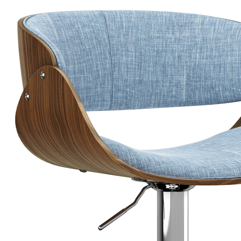 Amery - Mid Century Modern Adjustable Swivel Bar Stool - R&R Furniture Gallery (Fountain Valley, CA)