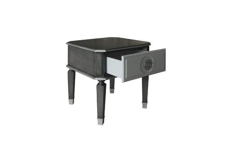 House Beatrice - End Table - Charcoal & Light Gray - R&R Furniture Gallery (Fountain Valley, CA)