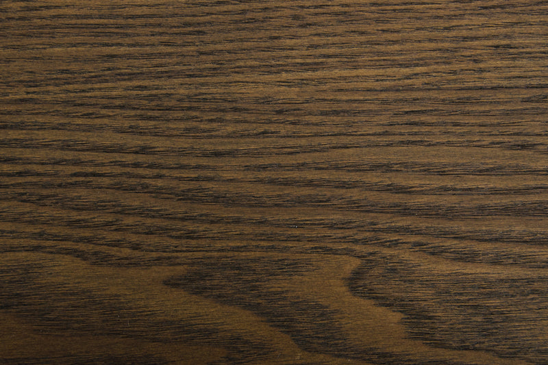 Marcia Mid-Century Tobacco & Antique Brass Dining Table — view 5