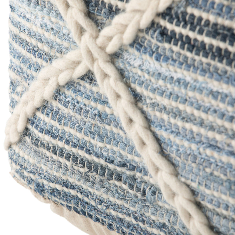 Cowan - Handcrafted Square Pouf - R&R Furniture Gallery (Fountain Valley, CA)