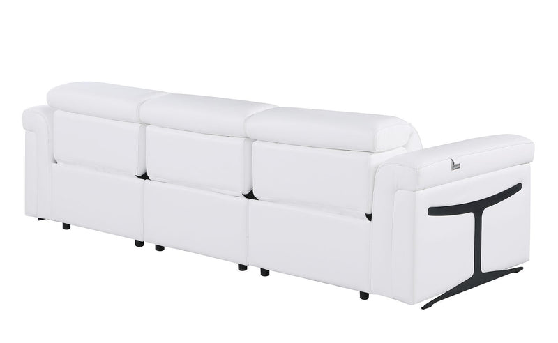 1126 - 3-Piece Modular Power Reclining Sofa In With 3 Power Recliners & Power Headrests