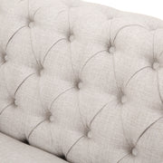 Nexuson - Upholstered Chesterfield Chair With Deep Tufted And Nailhead Trim - R&R Furniture Gallery (Fountain Valley, CA)