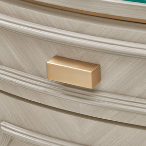 St. Charles - Vanity Desk - Dove Gray - R&R Furniture Gallery (Fountain Valley, CA)