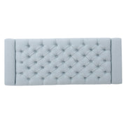 Noble House Guernsey storage ottoman with tufted top, versatile furniture piece with hidden storage and elegant design.