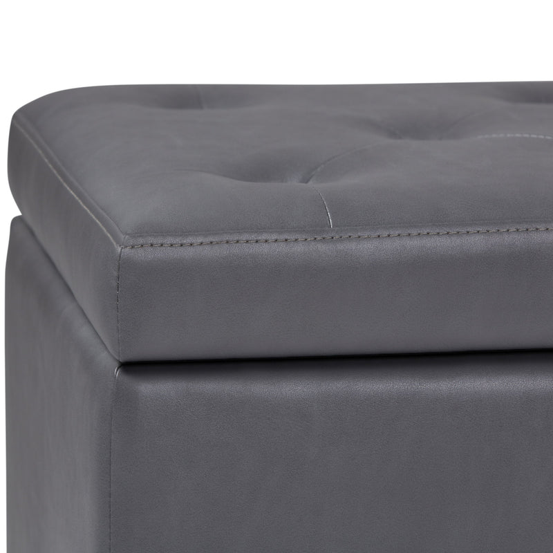 Hamilton - Upholstered Storage Ottoman - R&R Furniture Gallery (Fountain Valley, CA)