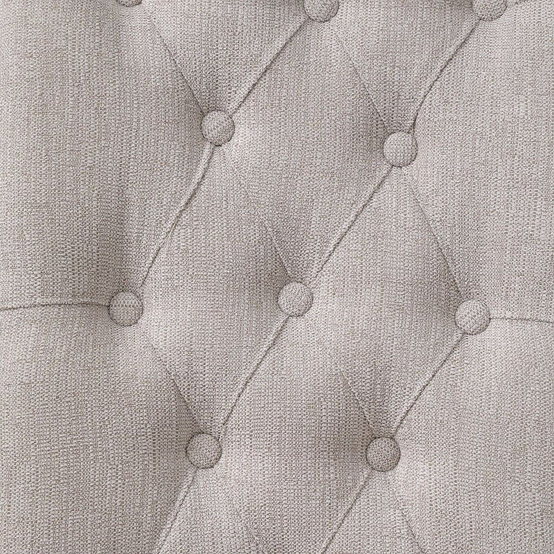 Yabeina - Side Chair (Set of 2) - Beige Linen & Gray - R&R Furniture Gallery (Fountain Valley, CA)