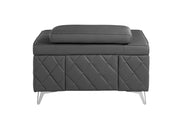 1140 - Top Grain Italian Leather Chair - R&R Furniture Gallery (Fountain Valley, CA)