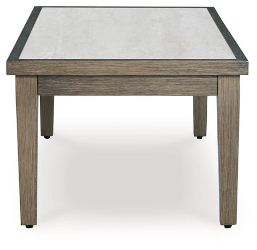 Rainier Ranch - Rectangular Cocktail Table - Brown / Beige - R&R Furniture Gallery (Fountain Valley, CA)