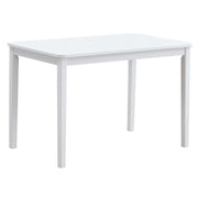 Fidelity - 5 Piece Dining Set - White & Gray - R&R Furniture Gallery (Fountain Valley, CA)