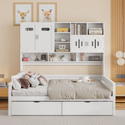 Daybed With All-In-One Cabinet And Shelf - R&R Furniture Gallery (Fountain Valley, CA)
