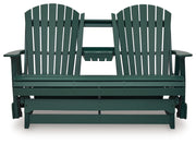 Shell Beach - Loveseat Glider - Green - R&R Furniture Gallery (Fountain Valley, CA)