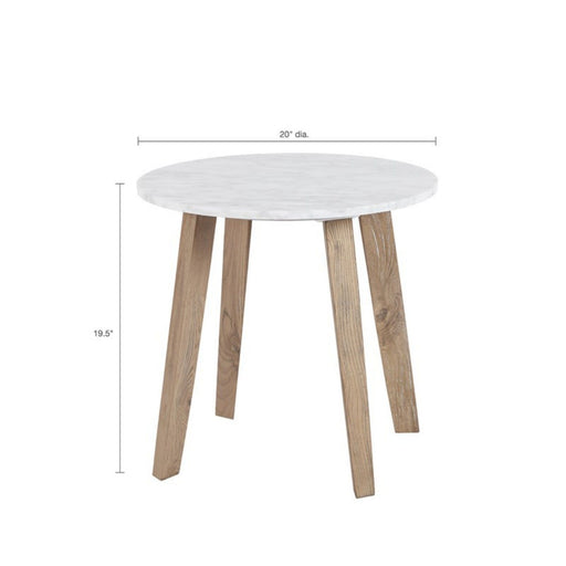 Milo - End Table - White - R&R Furniture Gallery (Fountain Valley, CA)