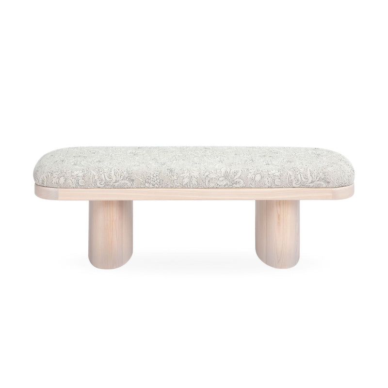 Ollie - Floral Jacquard Bench