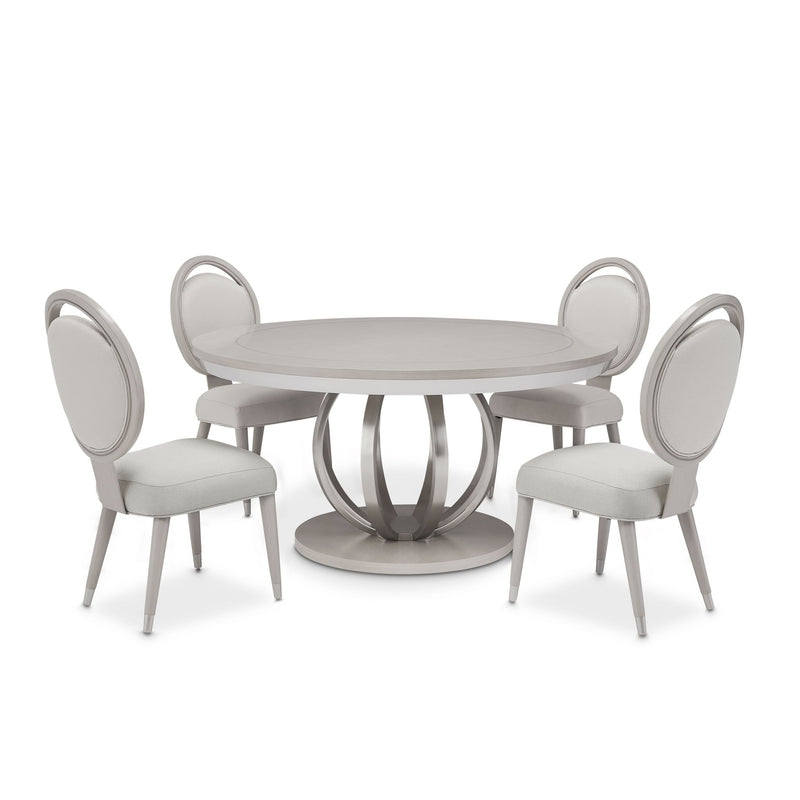 Eclipse - Round Dining Table - Moonlight Gray - R&R Furniture Gallery (Fountain Valley, CA)