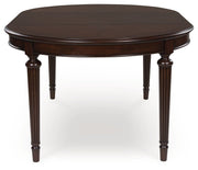 Lavinton - Oval Dining Room Extension Table - Brown - R&R Furniture Gallery (Fountain Valley, CA)