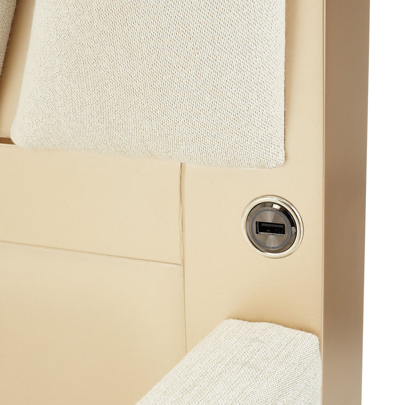 La Rachelle - Upholstered Panel Bed - R&R Furniture Gallery (Fountain Valley, CA)