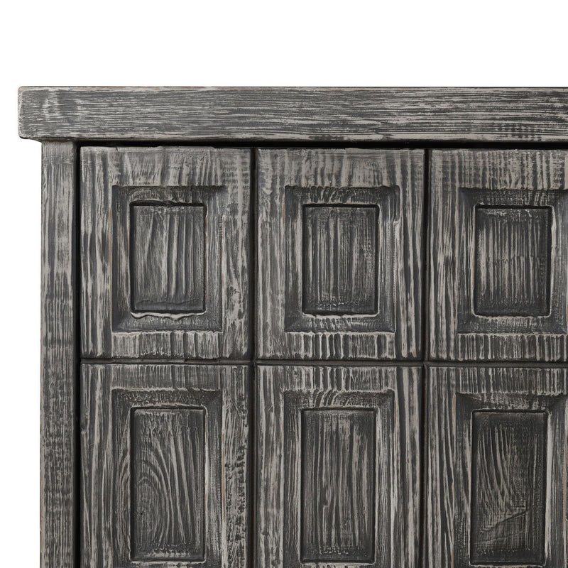 Willmark - 6 Door Iron Leg Sideboard - R&R Furniture Gallery (Fountain Valley, CA)