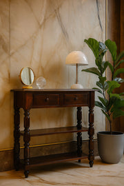 Turned Legs Side Table - R&R Furniture Gallery (Fountain Valley, CA)