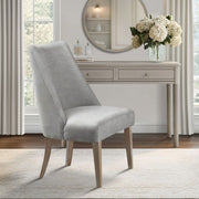 Winfield - Upholstered Dining Chair (Set of 2) - Light Gray - R&R Furniture Gallery (Fountain Valley, CA)