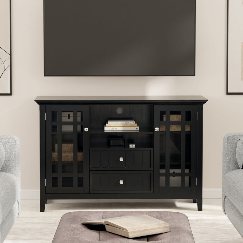 Bedford - Handcrafted Tall TV Media Stand - R&R Furniture Gallery (Fountain Valley, CA)