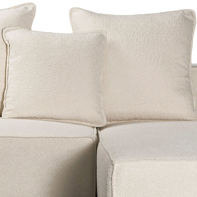 Sharon - Sofa With Chaise - Cream