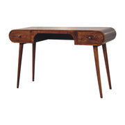 London - Arch Writing Desk - Dark Brown - R&R Furniture Gallery (Fountain Valley, CA)
