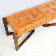 Riley - Bench - Brown / Rustic / Tan - R&R Furniture Gallery (Fountain Valley, CA)