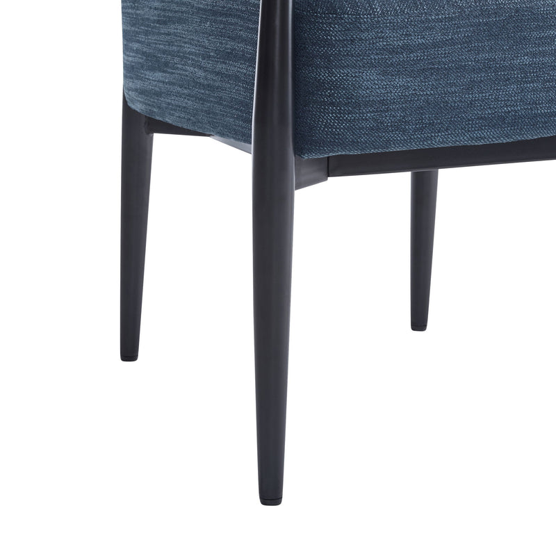 Modern Upholstered Accent Armchair With Pocket Spring Seat - R&R Furniture Gallery (Fountain Valley, CA)
