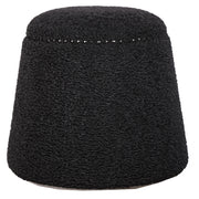 Uttermost Gumdrop upholstered ottoman with a plush, rounded design and fabric upholstery, ideal for living room or lounge decor.