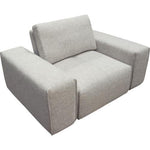 Jazz Modular 1-Seater with Adjustable Backrest in Light Brown Fabric