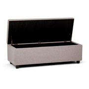Hamilton - Upholstered Storage Ottoman - R&R Furniture Gallery (Fountain Valley, CA)