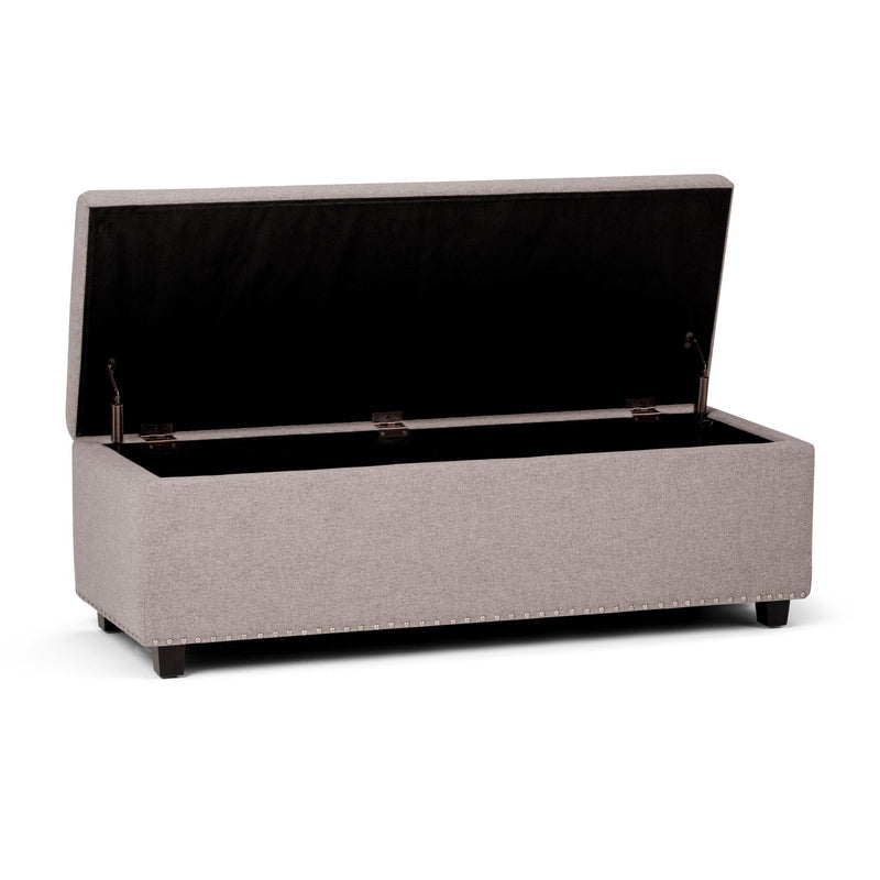 Hamilton - Upholstered Storage Ottoman - R&R Furniture Gallery (Fountain Valley, CA)