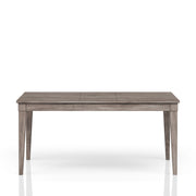 Rustic Dining Table 2 Storage Drawers And Leaf - Gray - R&R Furniture Gallery (Fountain Valley, CA)