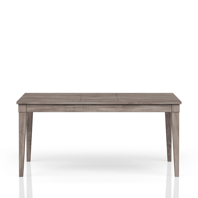 Rustic Dining Table 2 Storage Drawers And Leaf - Gray - R&R Furniture Gallery (Fountain Valley, CA)