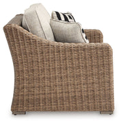 Beachcroft - Loveseat With Cushion - Beige - R&R Furniture Gallery (Fountain Valley, CA)