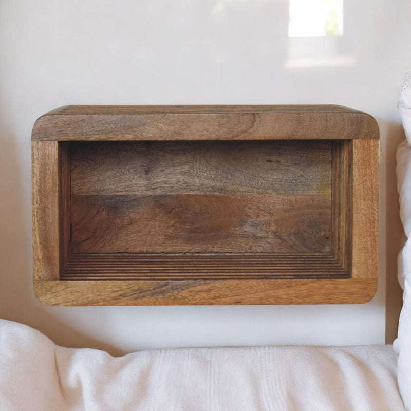 Soba - Wall Mounted Bedside Table - Beige - R&R Furniture Gallery (Fountain Valley, CA)