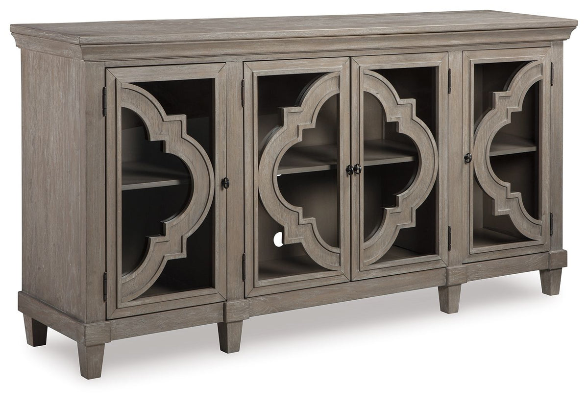 Fossil Ridge - Accent Cabinet - Gray - R&R Furniture Gallery (Fountain Valley, CA)
