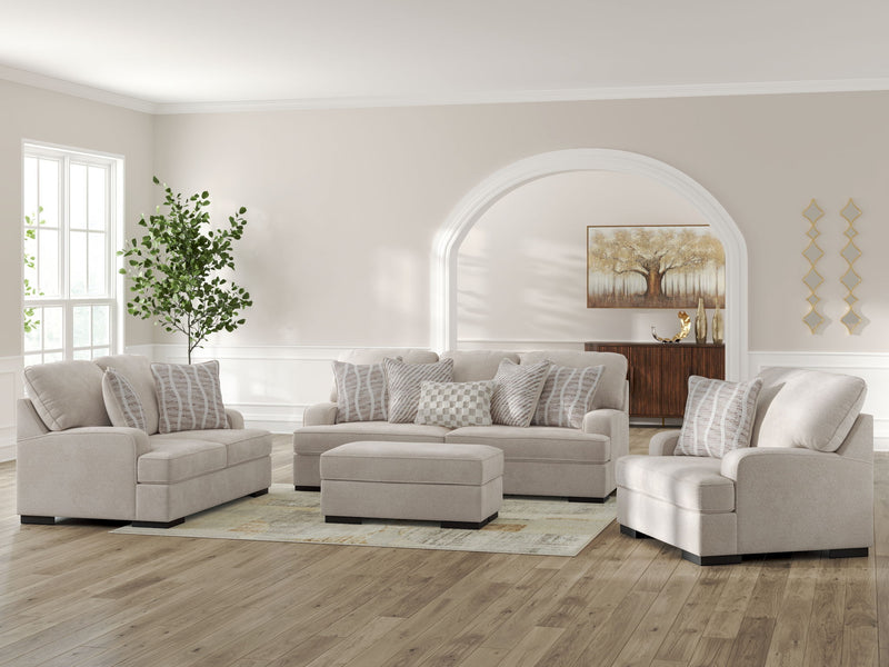 Benchcraft® living room set with high-profile stationary sofas and loveseats in a modern, stylish design.