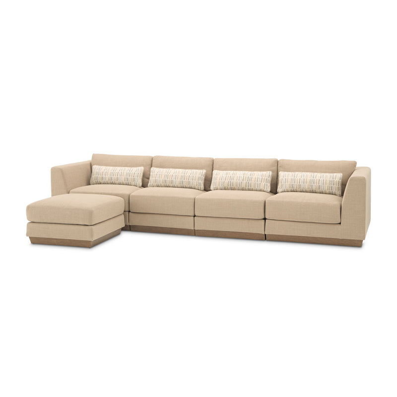 Portrait - 5-Piece Sectional - Toffee / Sienna Brown - R&R Furniture Gallery (Fountain Valley, CA)