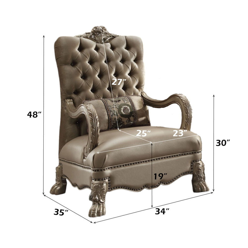 Dresden - Accent Chair w/1 Pillow - R&R Furniture Gallery (Fountain Valley, CA)