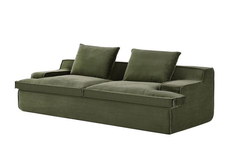 Nimbus - Oversized Full Foam 4 Seater Couch For Living Room Upholstered In Soft, Wide Armrests - R&R Furniture Gallery (Fountain Valley, CA)