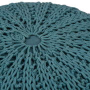 Shelby - Handcrafted Hand Knit Round Pouf - R&R Furniture Gallery (Fountain Valley, CA)