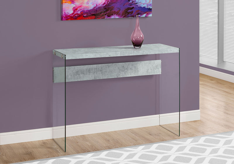 Accent Console Table For Entryway, Glossy Spacious Surface - R&R Furniture Gallery (Fountain Valley, CA)