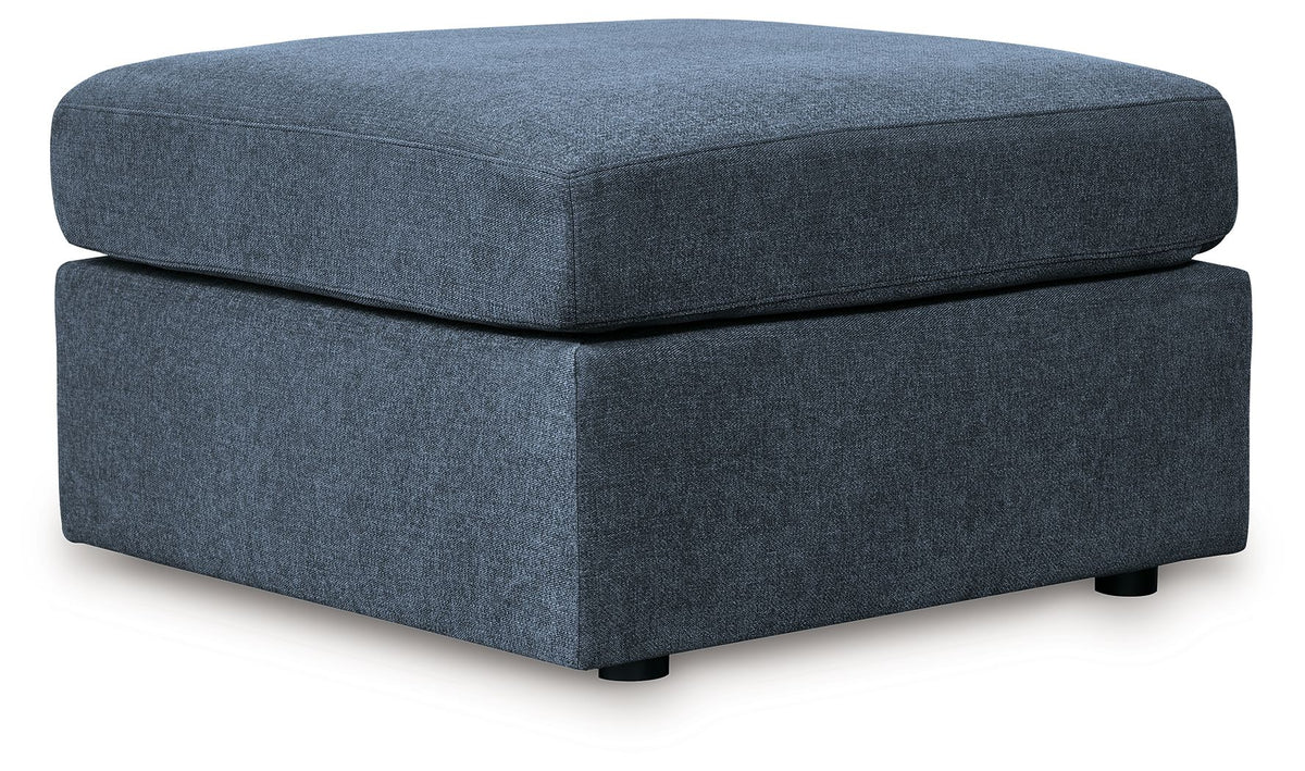 Modmax - Oversized Accent Ottoman - Fabric - Ink - R&R Furniture Gallery (Fountain Valley, CA)