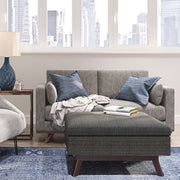Owen - Upholstered Rectangular Storage Ottoman - R&R Furniture Gallery (Fountain Valley, CA)