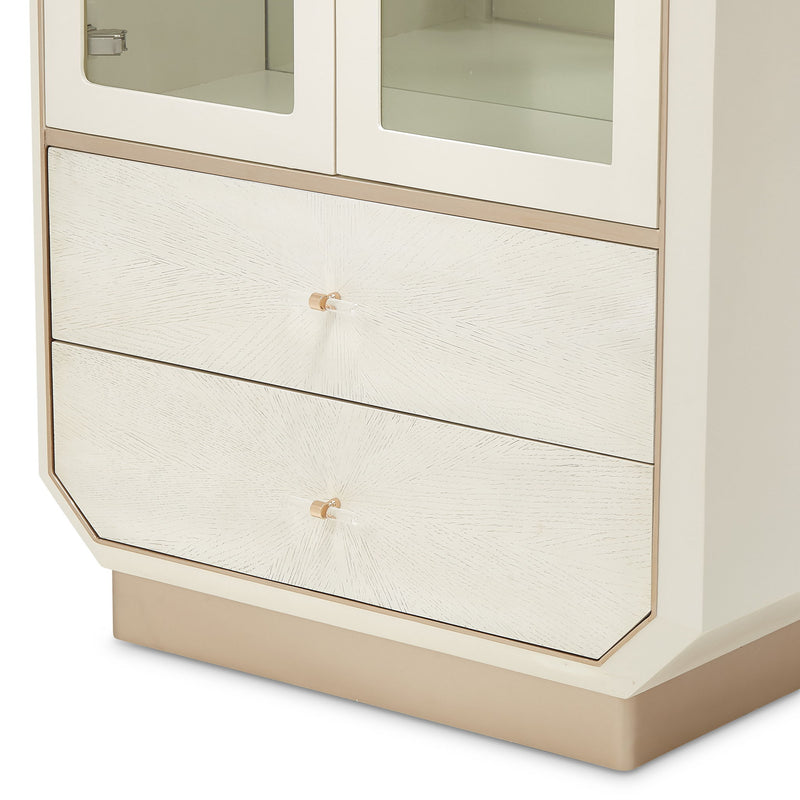 La Rachelle - Display Cabinet - Champagne - R&R Furniture Gallery (Fountain Valley, CA)