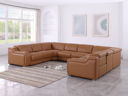 1116 - 8-Piece U-Shaped Sectional Sofa In With 4 Power Recliners & Power Headrests - R&R Furniture Gallery (Fountain Valley, CA)
